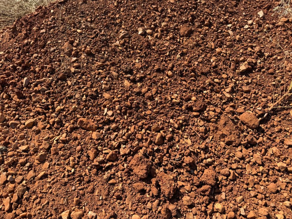 A photo of red post oak gravel